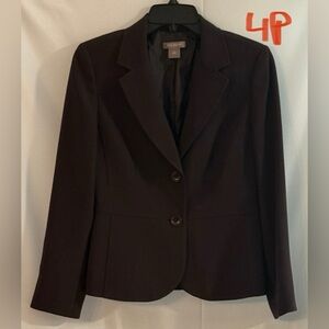 Ann Taylor Elegant Dark Blazer